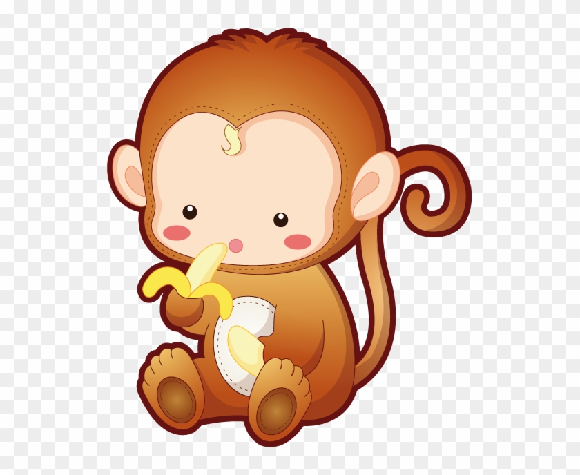 Abe045 - Baby Monkey Cute Cartoon #225254