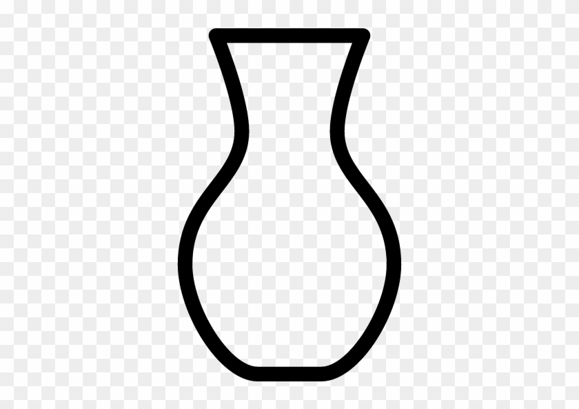 Download Png - Free Transparent Outline Ofvase #225531