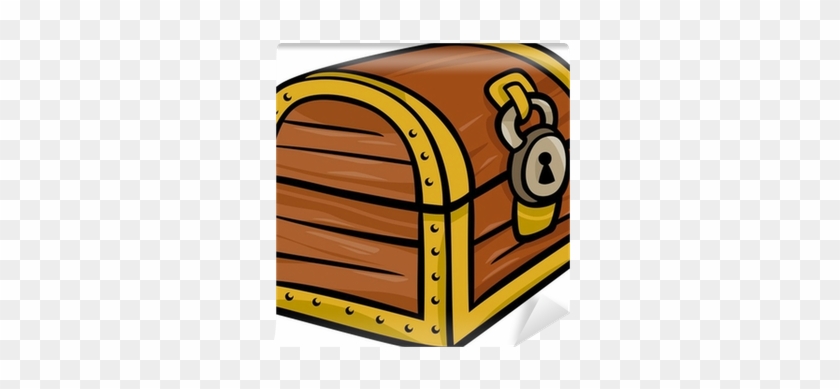 Fototapete Schatztruhe Clip Art Cartoon-abbildung • - Closed Treasure Chest Clip Art #226195
