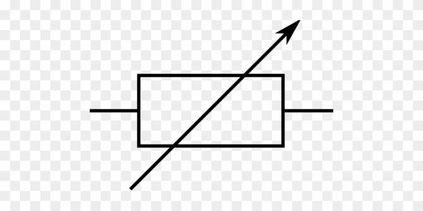 Electronic Symbol Potentiometer Resistor Electronic - Fixed Resistor Circuit Symbol #1433948