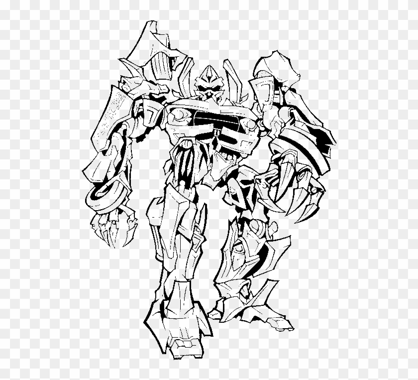 Transformers Will Readily Fight Fierce Coloring Page - Transformers Prime Megatron Coloring Pages #1433985