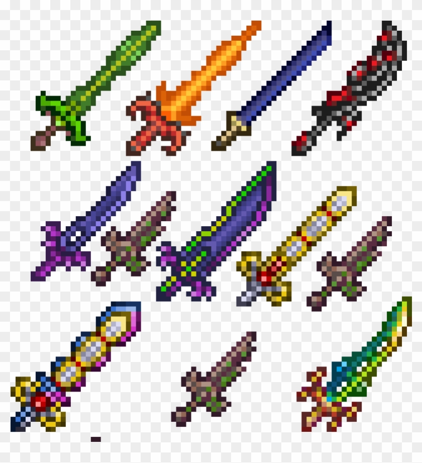 Terra Blade Crafting - Pixel Art #1434126