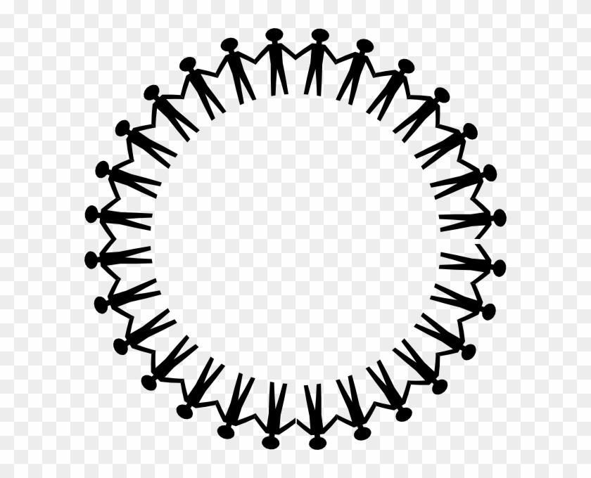 Vector Unity Person Clipart Transparent Download - Circle Holding Hands Clipart #1434337