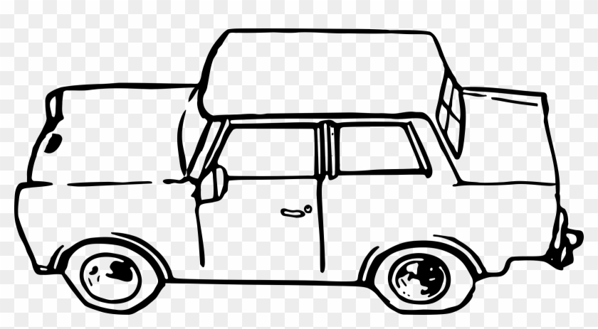 Car Trabant Coloring Book Clip Art - Car Trabant Coloring Book Clip Art #1434529