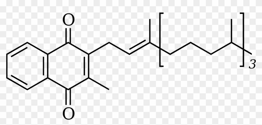 Vitamin K Phytonadione Coenzyme Q10 Structure - Phylloquinone Structure #1434664