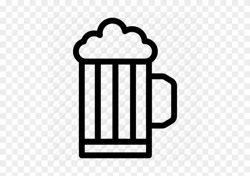 Drink Clipart Beer Michelada Cocktail - Vaso De Cerveza Blanco Y Negro #1435331