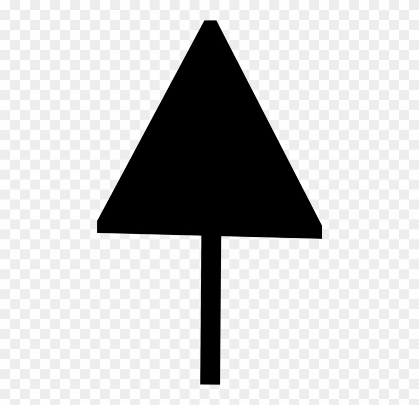Triangle Black M - Sign #1435439