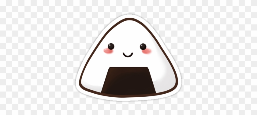 Nice Sushi Clipart Kawaii Onigiri Stickers By Hikachi - Onigiri Kawaii Png #1435980
