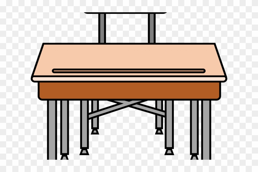 Desk Clipart Middle School - Desk Clipart #1436046