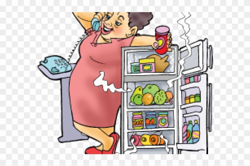 Refrigerator Clipart Wastage Electricity - Cartoon #1436073