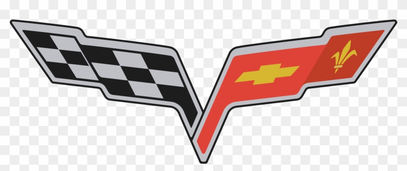 Corvette Logo Clip Art - Corvette C6 Logo Png #1436338