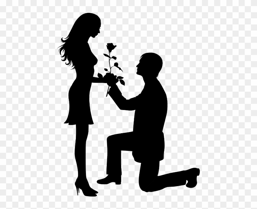 Image Result For Black Couple Silhouette - Silhueta De Casal Png #1436490