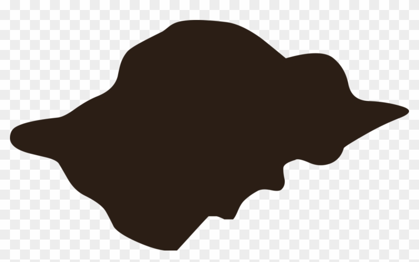 Silhouette Leaf Black M - Clip Art #1436663