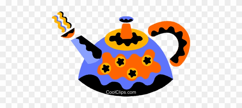 Teapot Royalty Free Vector Clip Art Illustration - Consumption #1436850