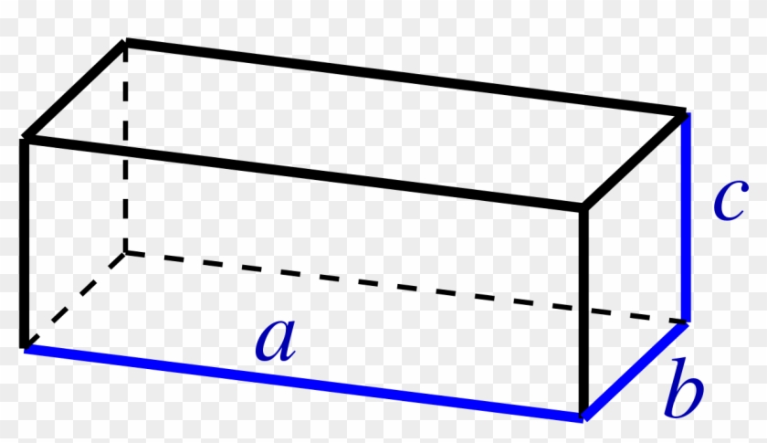 Quader 1 Tab - Length Width Height Of Shoe Box #1437350