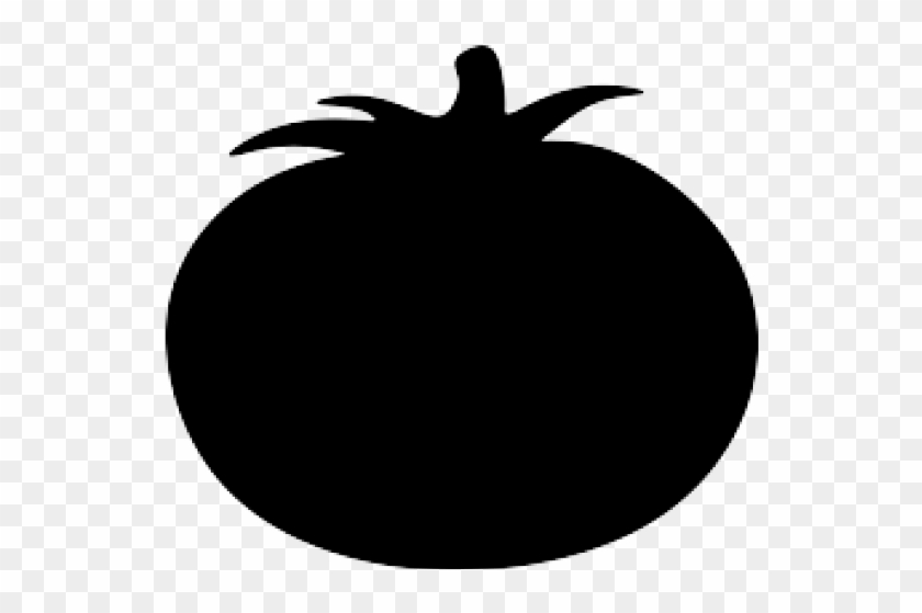 Tomato Clipart Silhouette - Tomato Silhouette #1437409