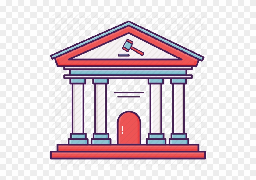 Courthouse Clipart Court Decision - Illustration #1437490