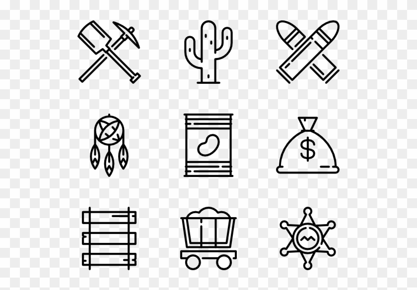 Bandit Vector Western Graphic Library Library - Holiday Icon #1438524