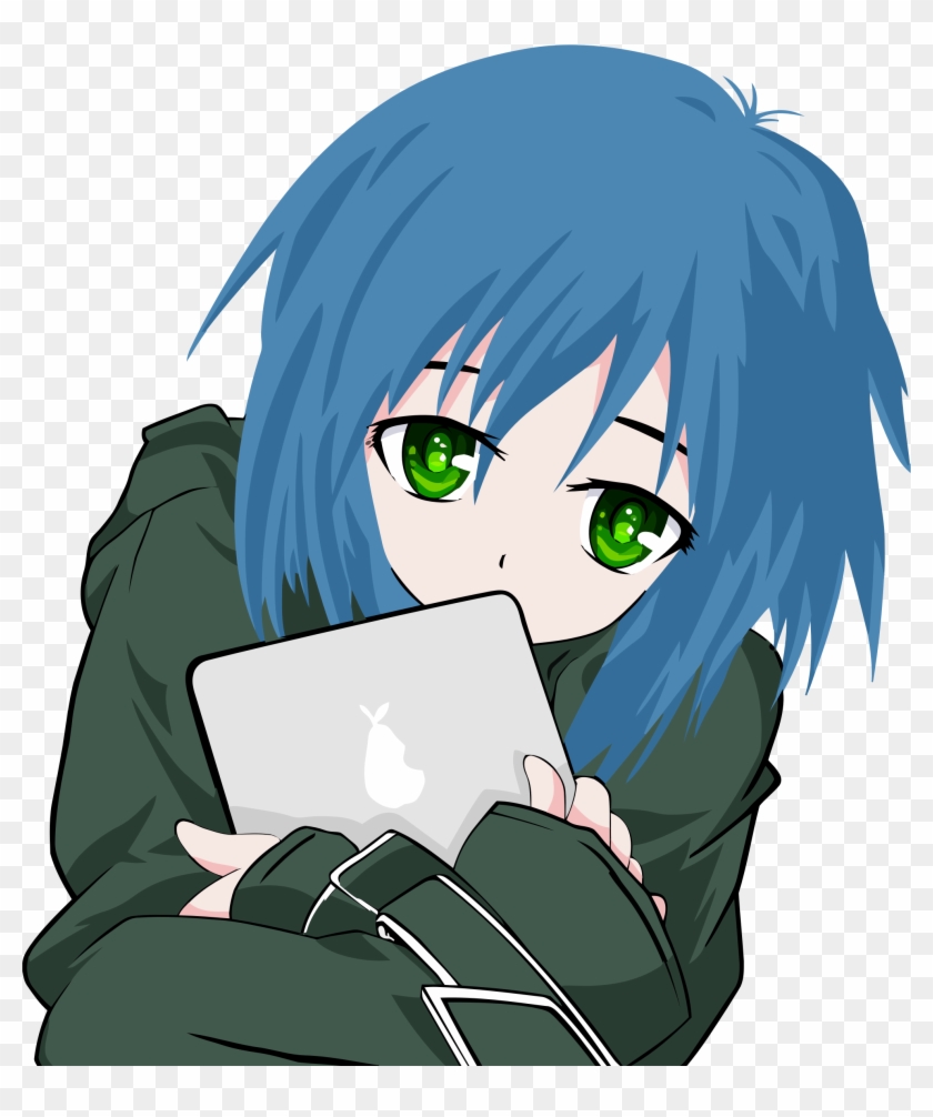 Big Image - Cute Anime Girl Vector #1438989