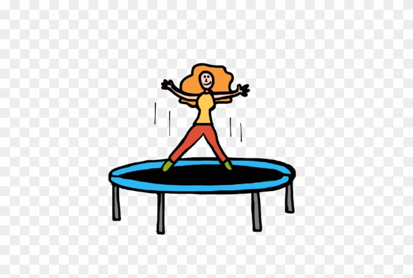 Trampoline Clipart - Cartoon Trampoline Png #1439352