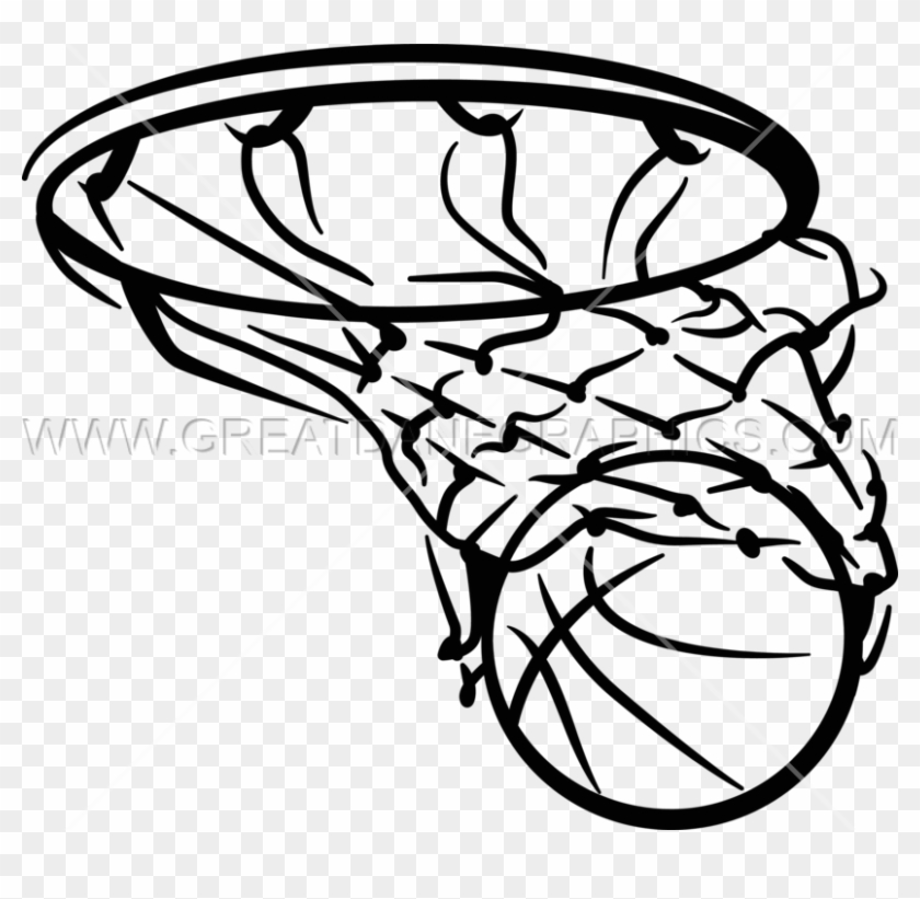 Basketball Net Swish Clip Art Png Picture Royalty Free - Basketball With Net Vector #1439496