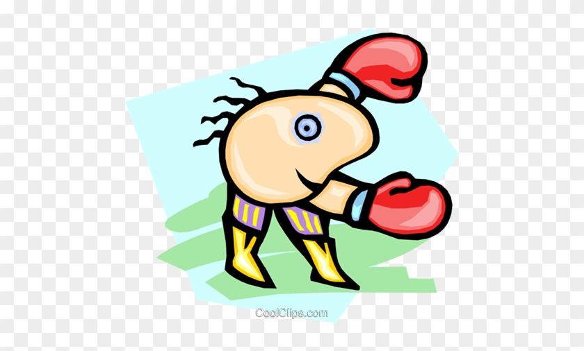 Boxer Royalty Free Vector Clip Art Illustration - Boxer Royalty Free Vector Clip Art Illustration #1439559