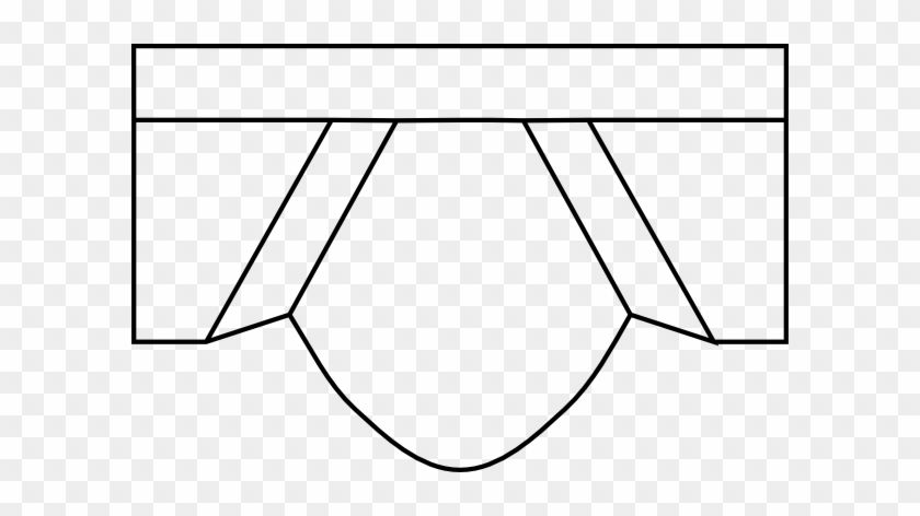 Svg Free Stock Male Boxers Hollow Connected At Clker - Boxer Shorts #1439563