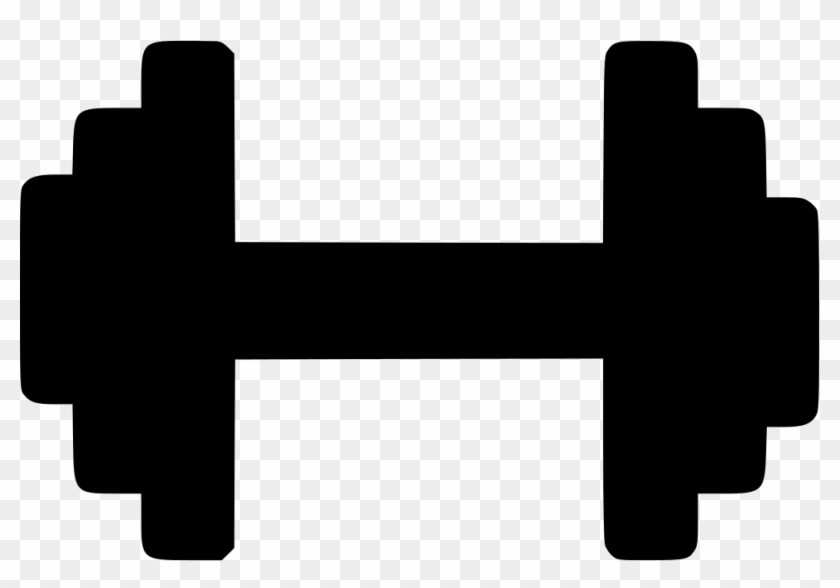 Tiles More Health Sport Body Muscle Svg - Dumbbell Silhouette #1440223
