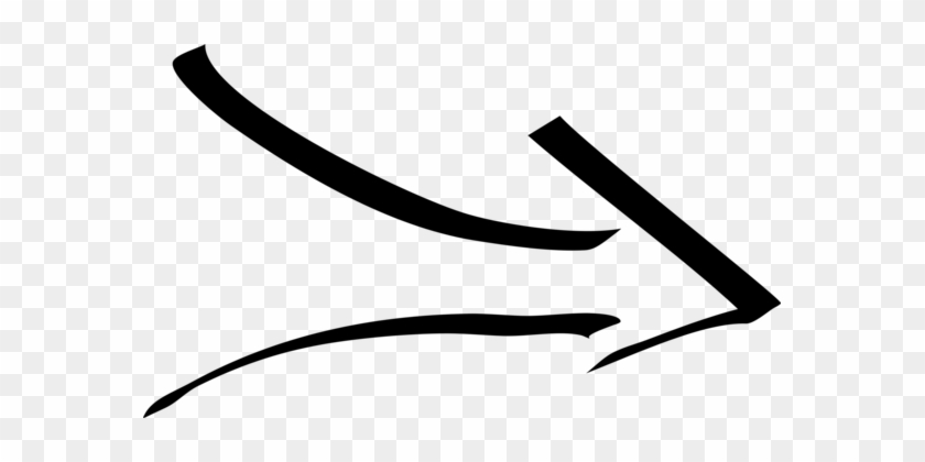 Computer Icons Arrow Drawing Download - Hand Drawn Arrow Png #1440573