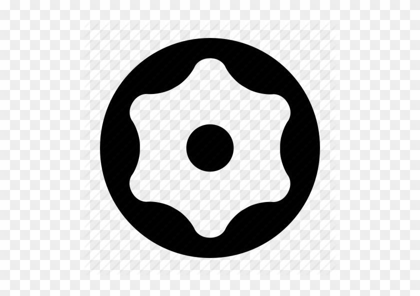 Vector Screw Head Icon Clip Art Freeuse - Torx #1440641