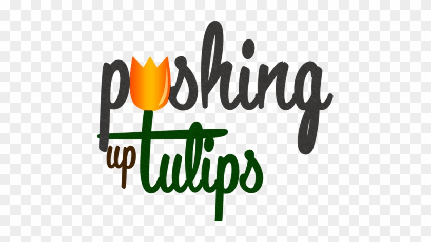 Clip Royalty Free Stock In Christ Part Pushing Up Tulips - Calligraphy #1440926