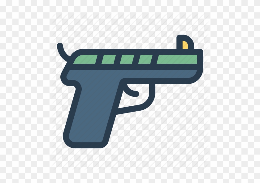 Pistol Png Transparent Blue Huge Freebie - Sign #1440932