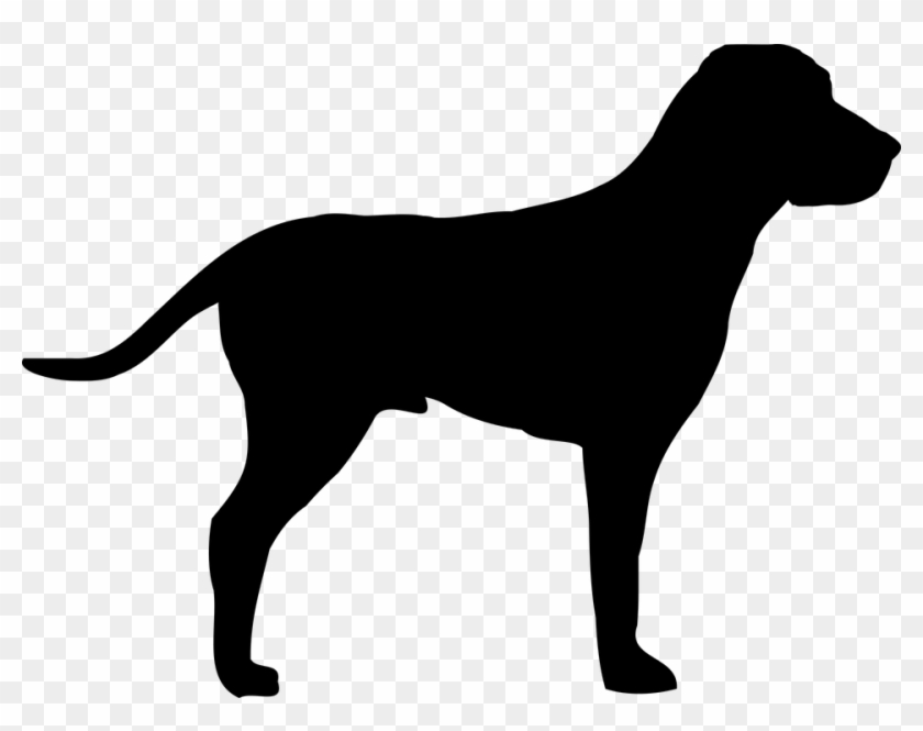 Dog Bone Drawings Group Clip Art Black And White Download - Weimaraner Silhouette Free #1441104