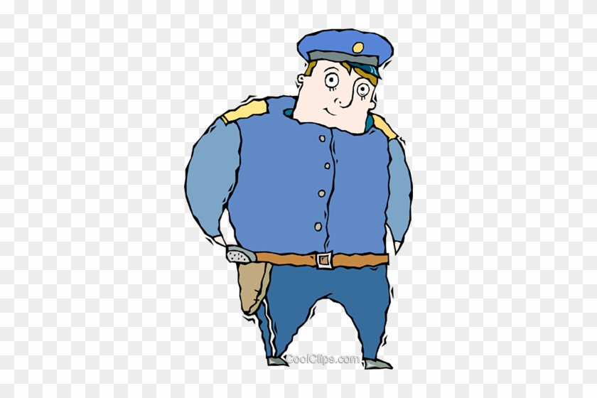 Police Office Royalty Free Vector Clip Art Illustration - Cartoon #1441157