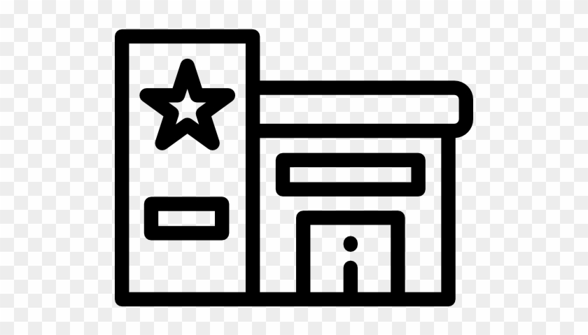 Clipart Free Police Station Prison Buildings Icon Similar - Buildings Police Station Transparent Png #1441184