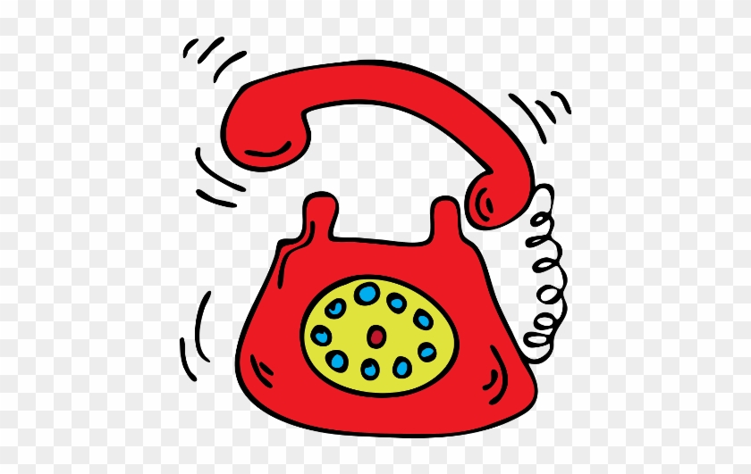 Cartoon Image Of A Telephone #1441234