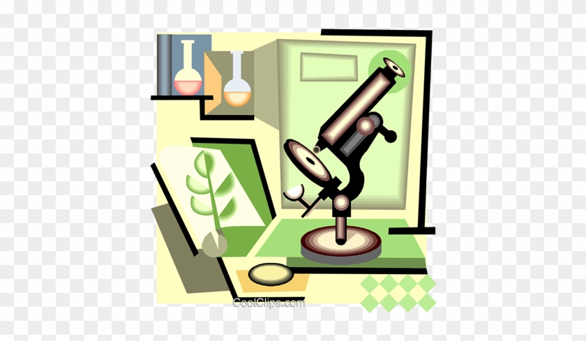 Science Laboratory With Microscope Royalty Free Vector - Practical Guide To Research Methods: A User-friendly #1441427