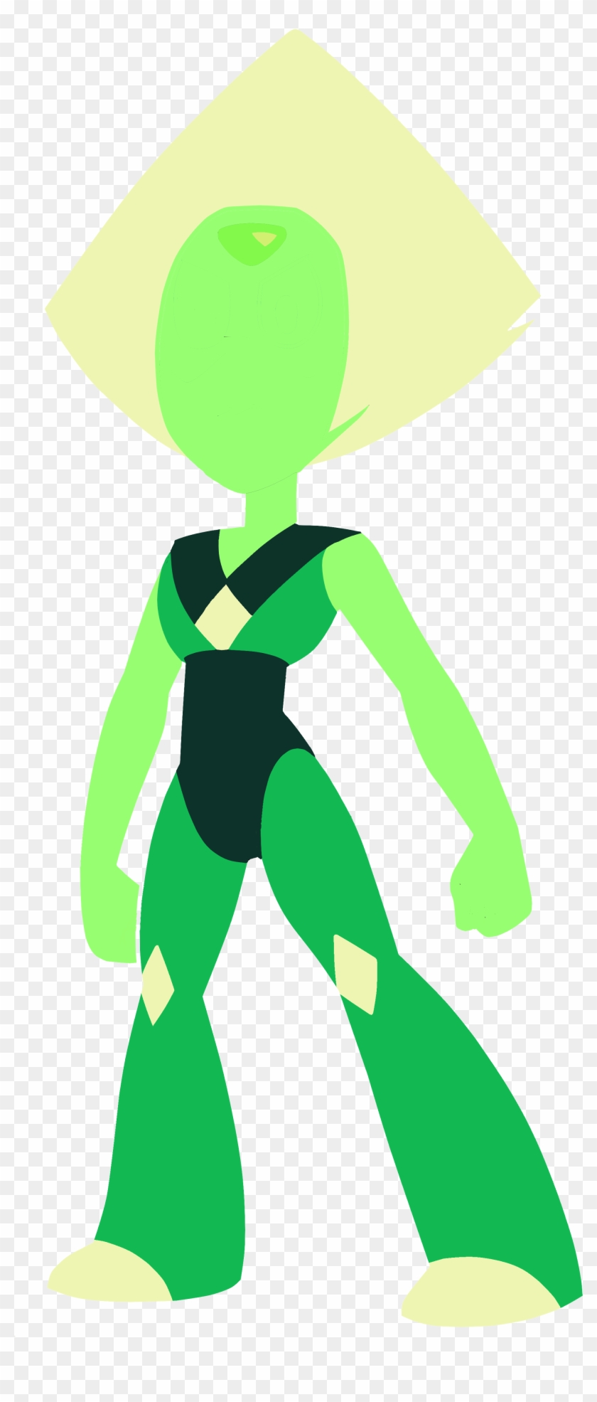 Minimalist Transparent Steven Universe Image Black - Draw Peridot Steven Universe #1441465
