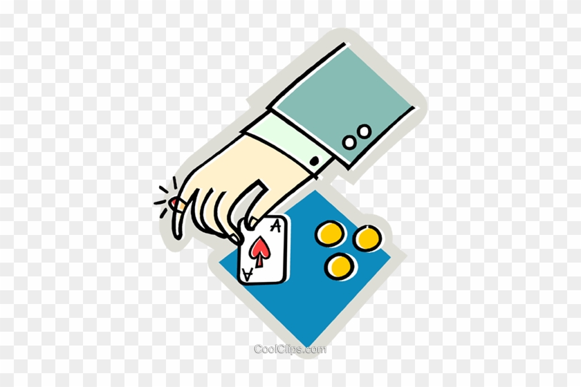 Poker Player Royalty Free Vector Clip Art Illustration - Poker Player Royalty Free Vector Clip Art Illustration #1442915