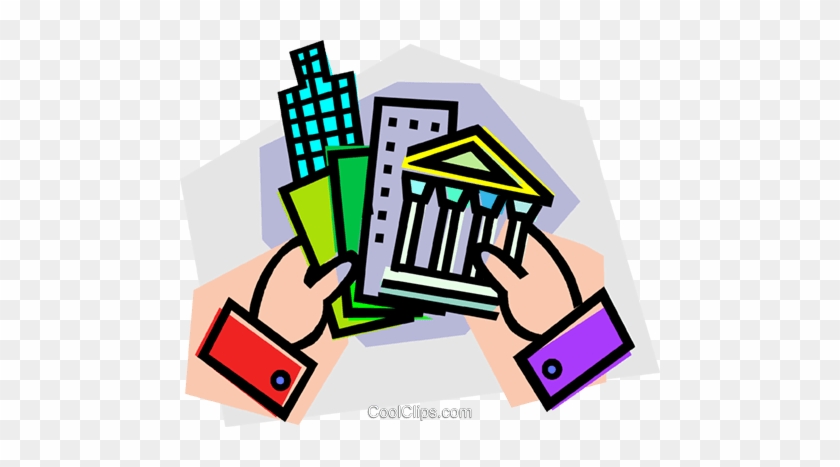 Real Estate Royalty Free Vector Clip Art Illustration - Real Estate Royalty Free Vector Clip Art Illustration #1443299
