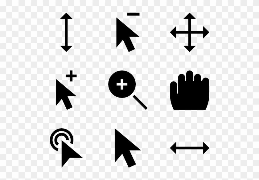 Scroll Line Png Clipart Library Library - All Scroll Cursor #1443970