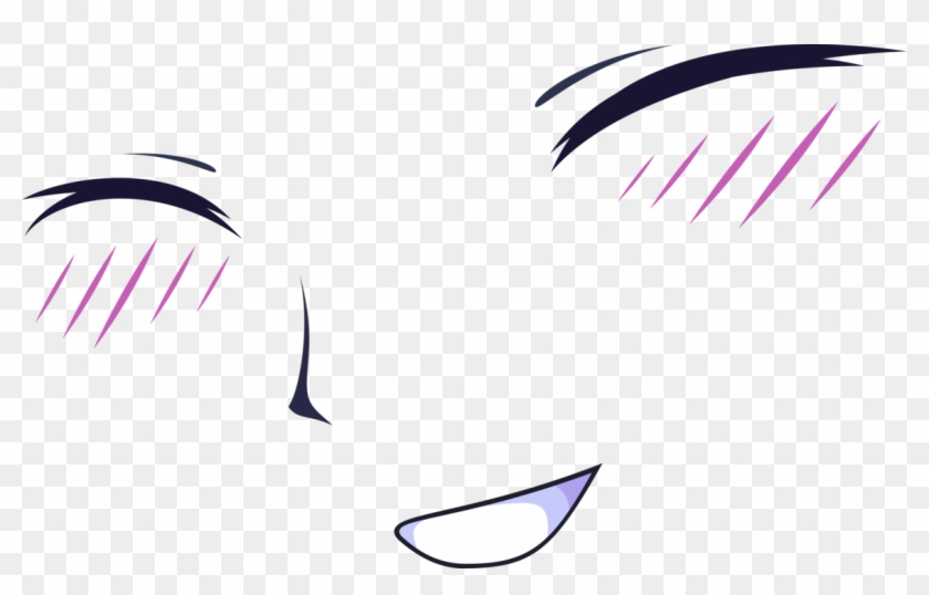 Clip Art Smiling Closed Eyes Blush - Clip Art #1444376