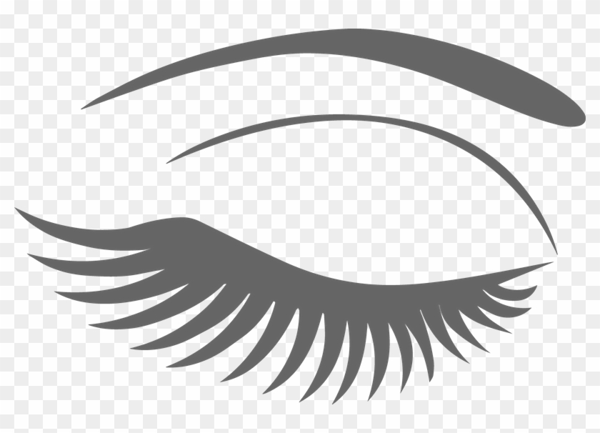 Vector Free Stock Extensions Cosmetics Clip Art Transprent - False Eye Lashes Decal Vinyl Sticker Hot Sexy Girl #1444386