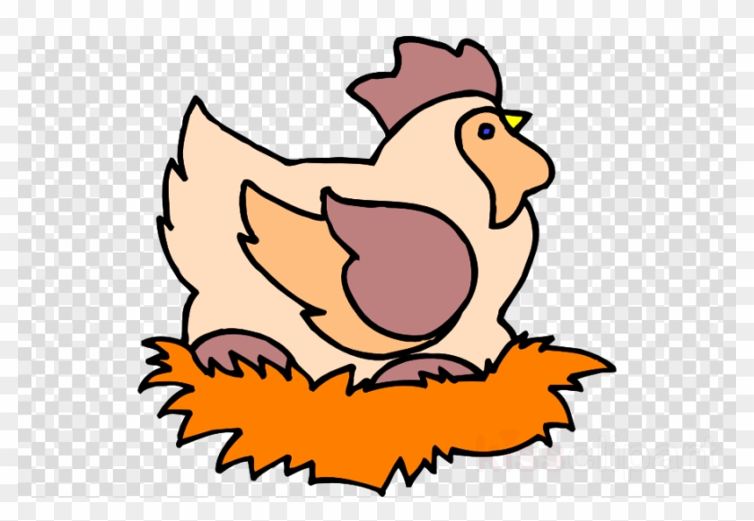 Chicken On Nest Clipart Chicken Clip Art - Chicken [book] #1444450