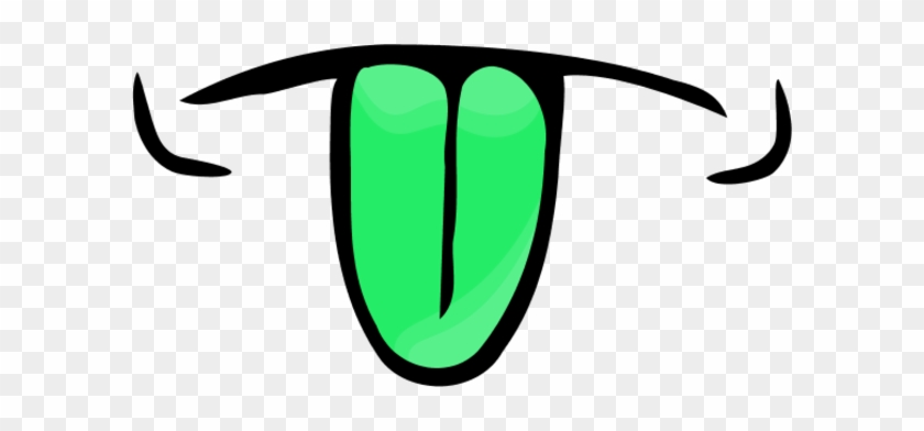 Tongue Clipart Monster - Green Tongue Clipart #1445110