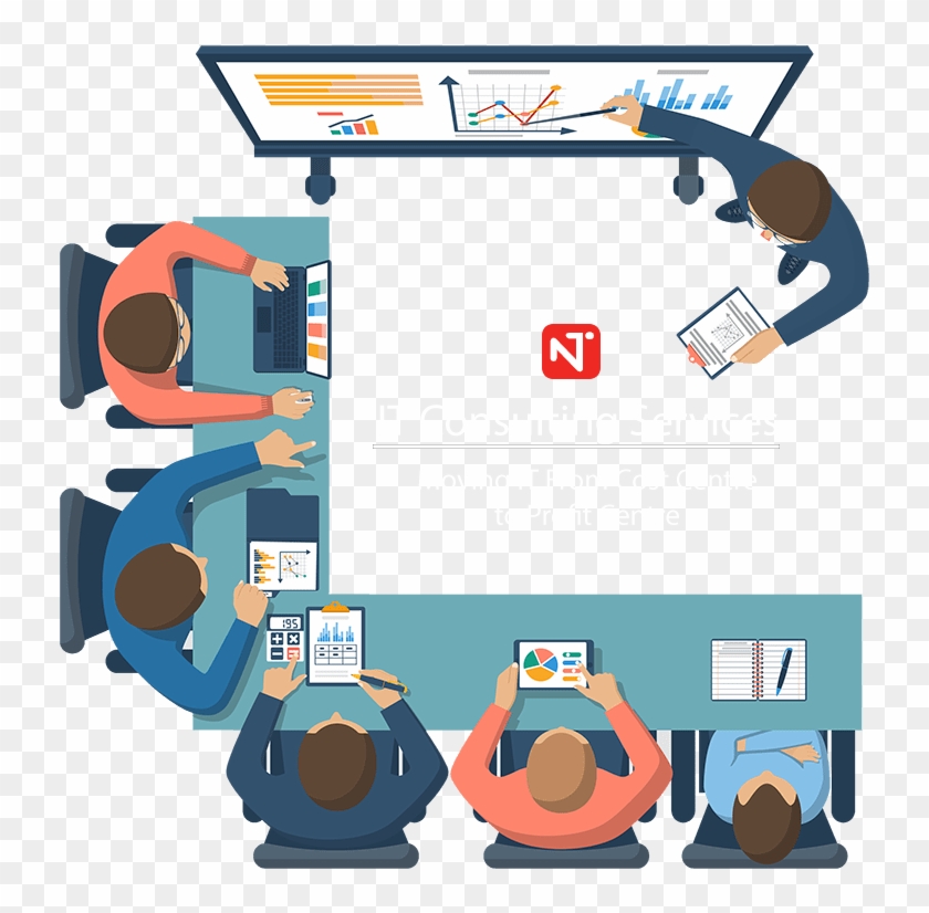 It Consulting Services By Newtec - Business Training Vector #1445471