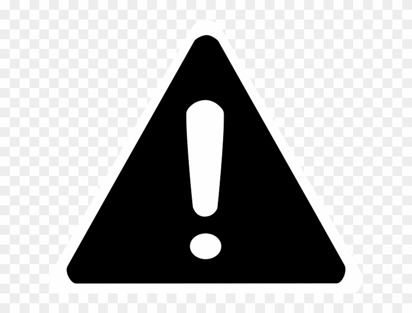 Advice Related To Terror Attack In Tunisia - Black Box Warning Symbol #1445896