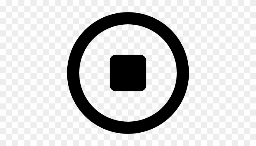 Square Inside A Circle Vector - Twitter Logo Png Black #1445958