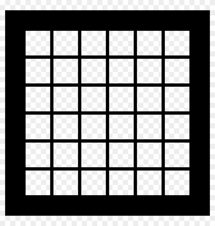 Big Image - White Squares On Black #1445962