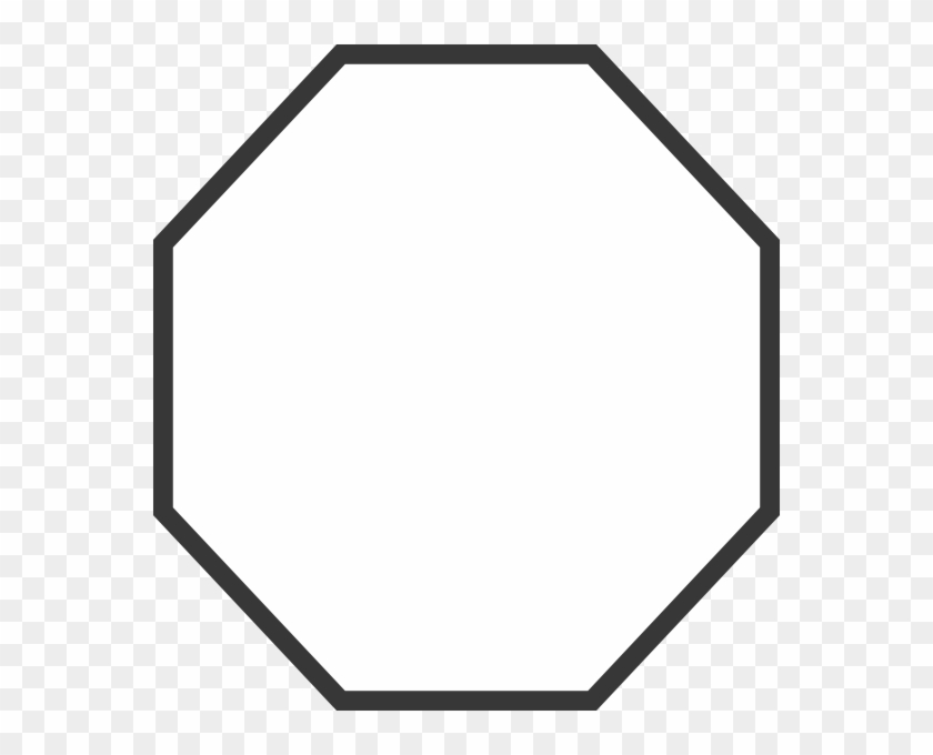 17,13kb Octagon Clipart Black And White - Black-and-white #1445979